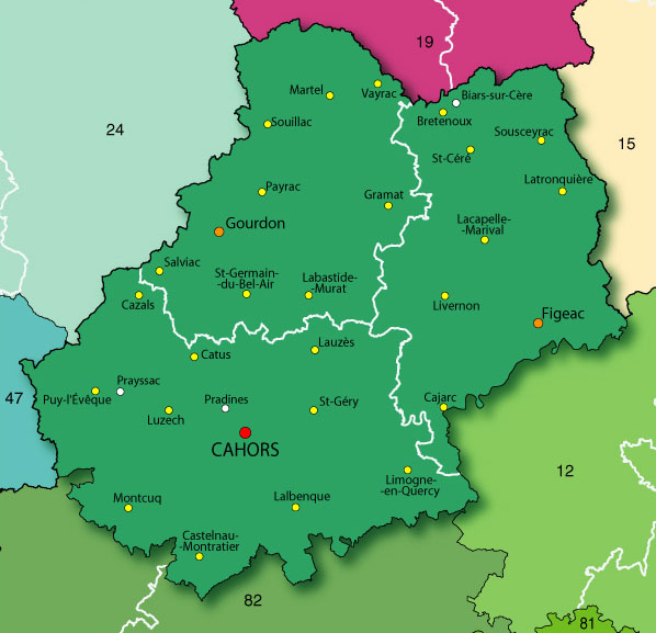 carte du lot